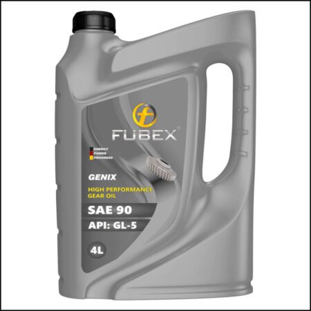 bottle of sae 90 gl/5 automative gear oil for optimal engine lubrication