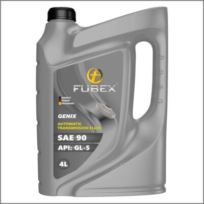 bottle of sae 90 gl/5 automative gear oil for optimal engine lubrication