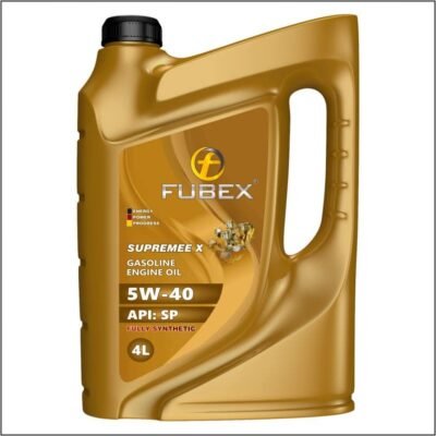 supremee x 5w 40 sp synthetic petrol engine oil blend