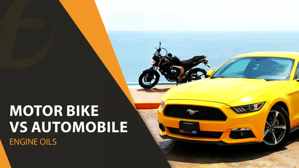 Motorcycle vs car engine oil