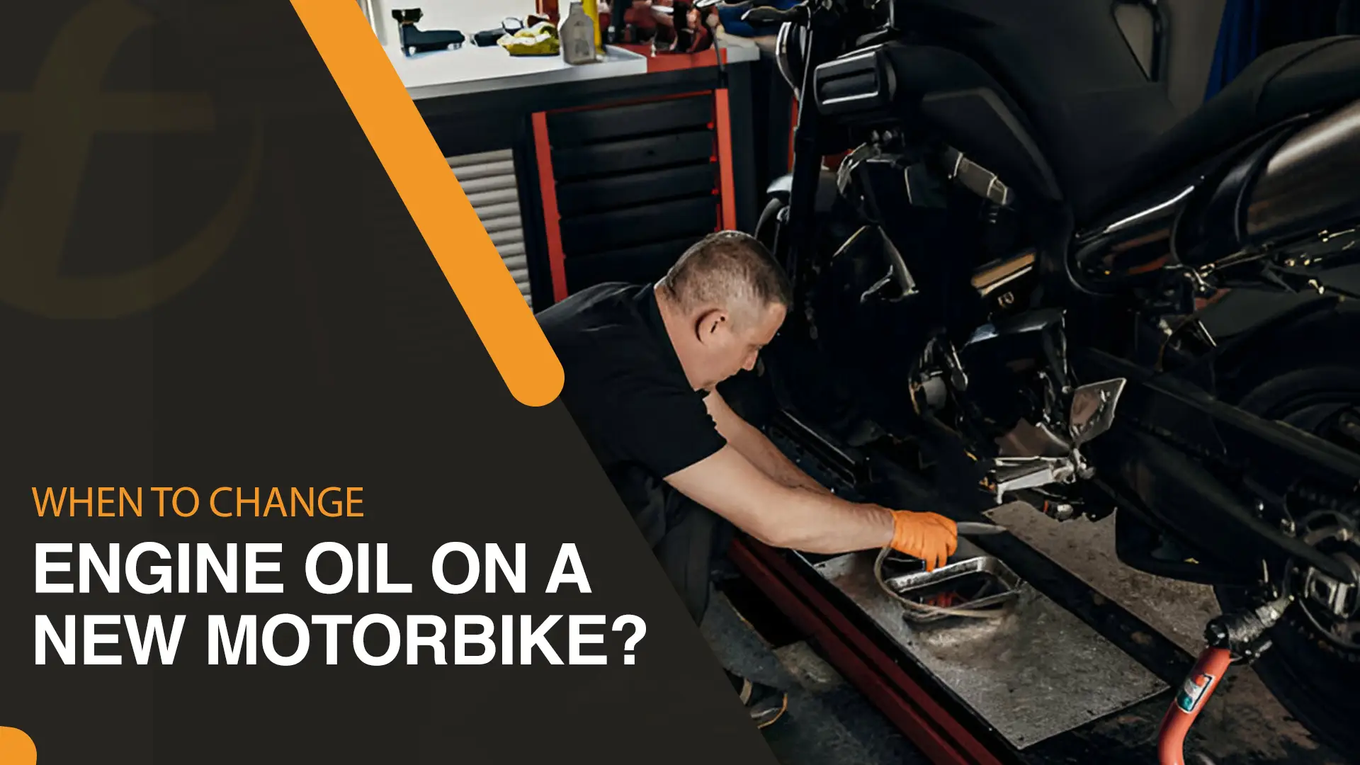 When to change engine oil on a new bike
