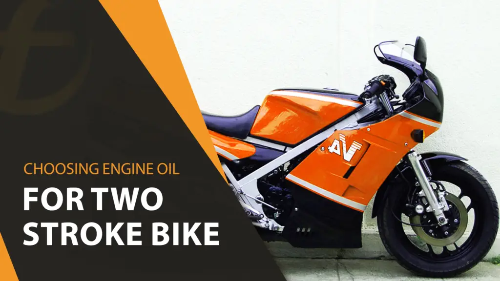 Engine oil for a two-stroke bike
