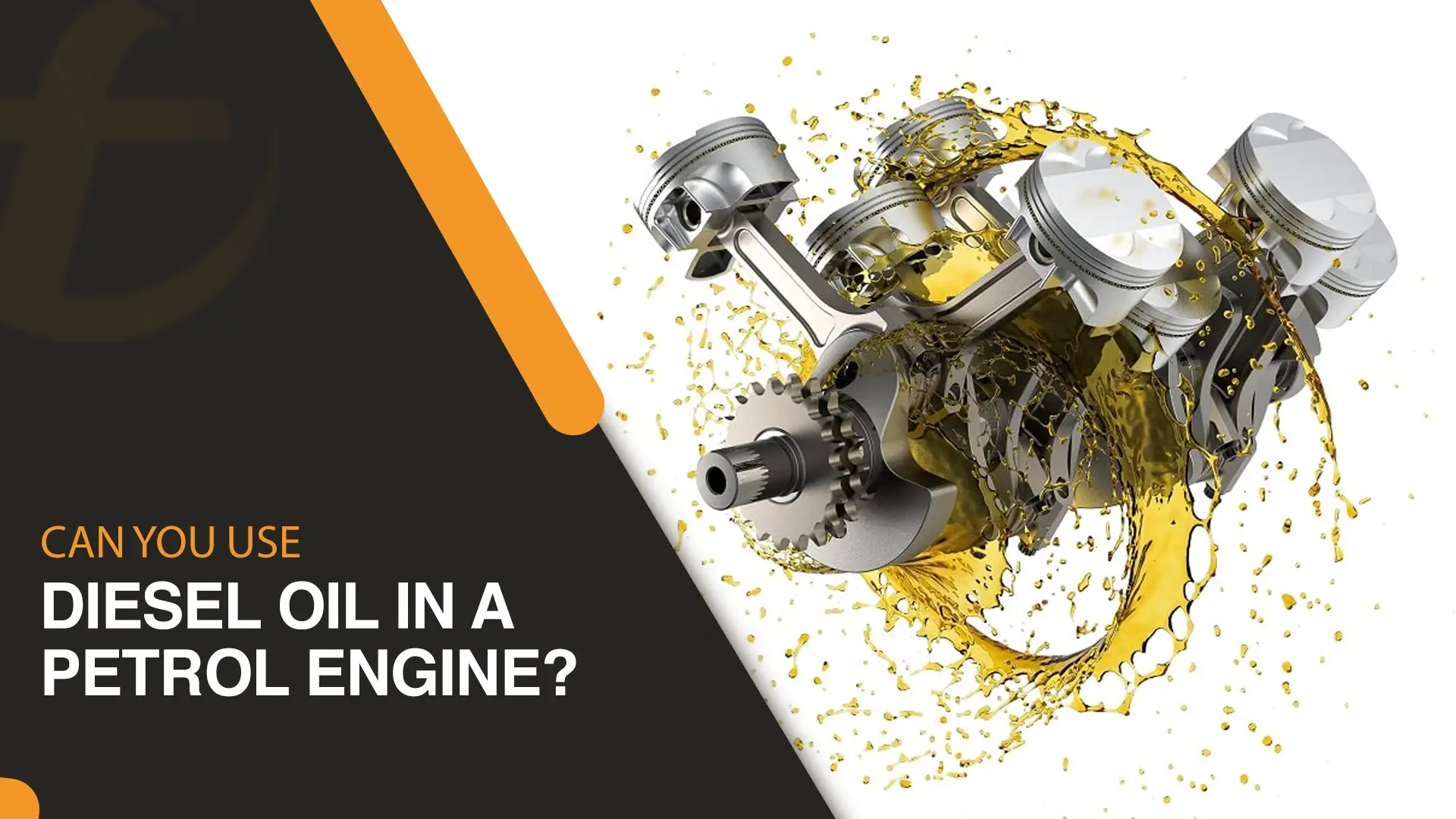 can you use diesel oil in a petrol engine