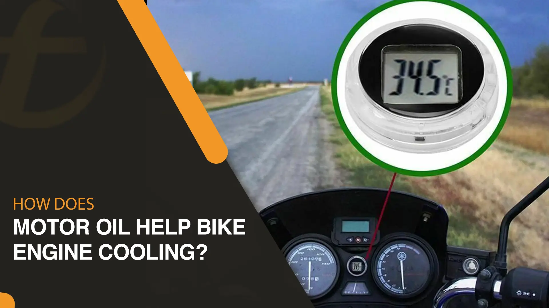How does the choice of motorcycle engine oil affect engine cooling