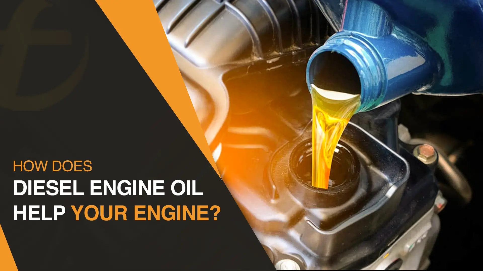 How does diesel engine oil contribute to smoother engine operation