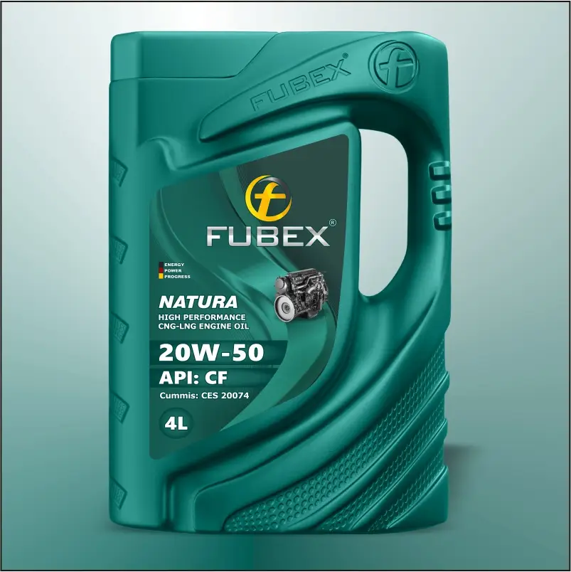 Fubex NATURA SAE 20W 50 API: CF Mineral CNG/LNG Engine Oil