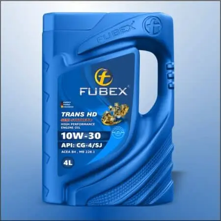 Fubex TRANS HD SAE 10W-30 API: CG-4/SJ Semi Synthetic Diesel Engine Oil