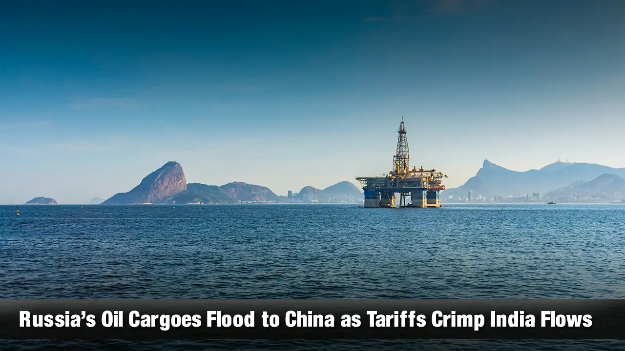 Russia's Oil Cargoes Flood To China As Tariffs Crimp India Flows