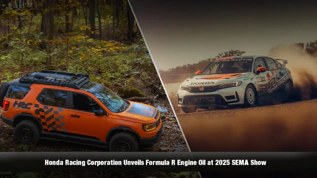 Honda Racing Corporation Unveils Formula R Engine Oil at 2025 SEMA Show