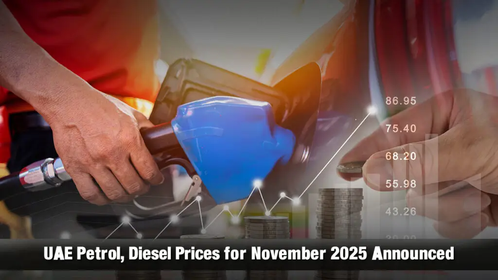 UAE Petrol, Diesel Prices for November 2025 Announced