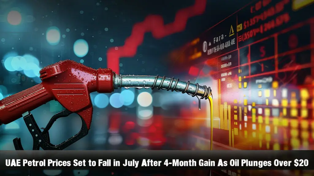 UAE Petrol Prices Set to Fall in July After 4-Month Gain As Oil Plunges Over $20